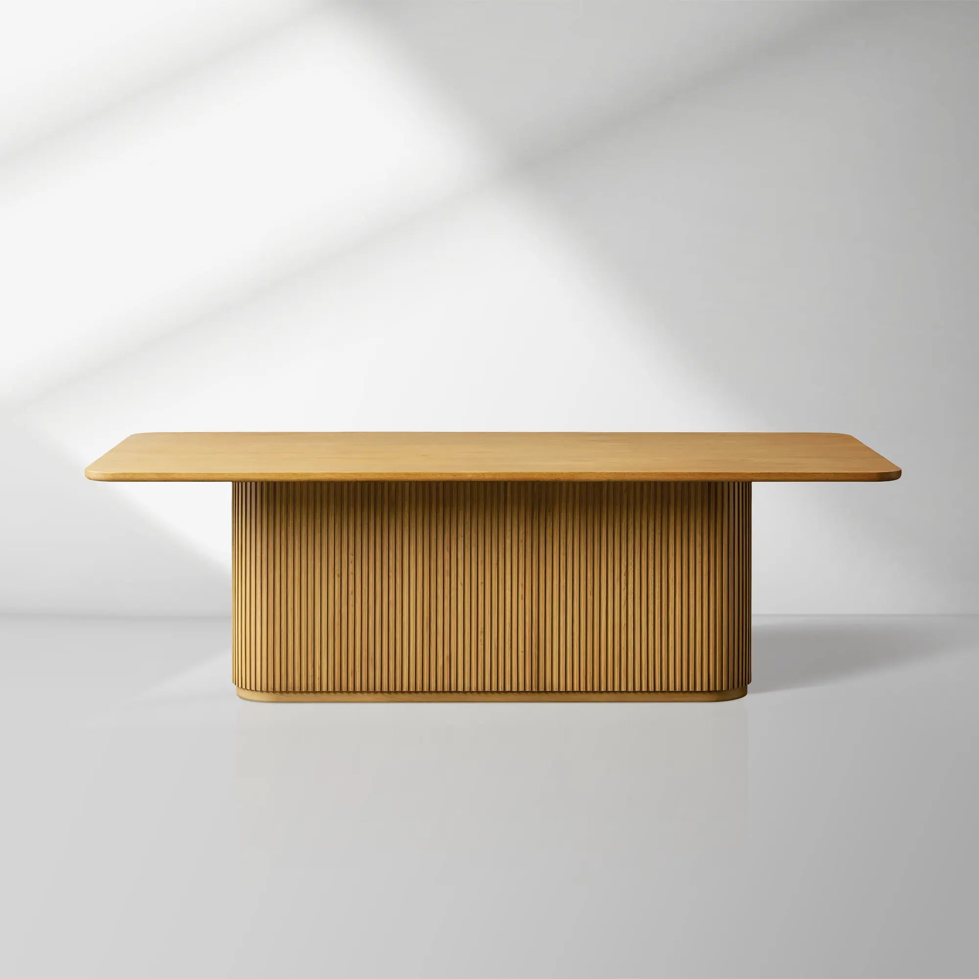 Hand-Fained Finnley Wood Rectangle Dining Table
