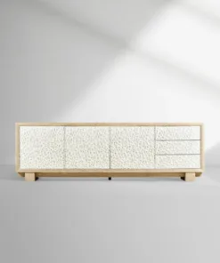 Water Pelagic Sculpted TV Stand Storage Cabinet