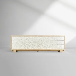 Water Pelagic Sculpted TV Stand Storage Cabinet