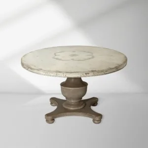 Biancca Round Dining Table Hand-painted floral in Italy