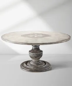 Bell’Arte Round Dining Table Hand-Painted in Italy Floral