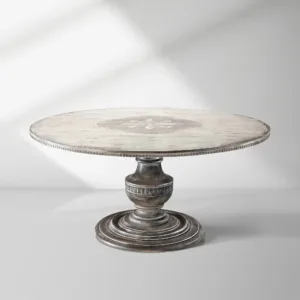 Bell’Arte Round Dining Table Hand-Painted in Italy Floral