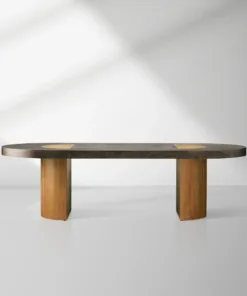 Acacius Oval Dining Table Reclaimed Yukas Wood