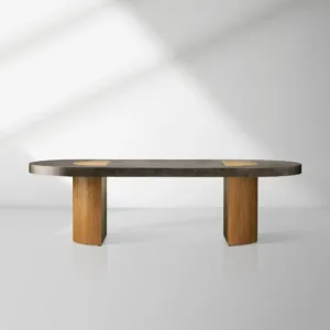 Acacius Oval Dining Table Reclaimed Yukas Wood