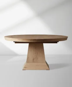 Leighton Round Extension Dining Table with Leaves