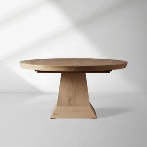 Leighton Round Extension Dining Table with Leaves