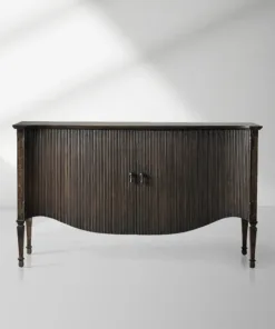 Conrad Solid Teak Sideboard Wood Vintage Storage Cabinets