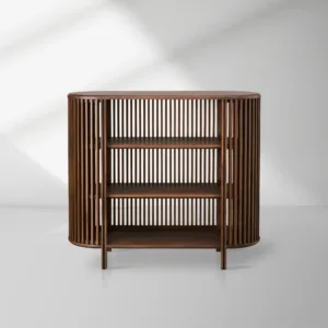 Paige Low Reeded Storage Cabinet