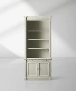 Athens Old-World Modular Solid Wood Bookcase