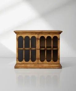 Merritt Low Dining Buffet Cabinet Solid Pine Sideboard
