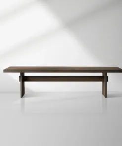 Mihaela Romanian Oak Dining Table in Chestnut