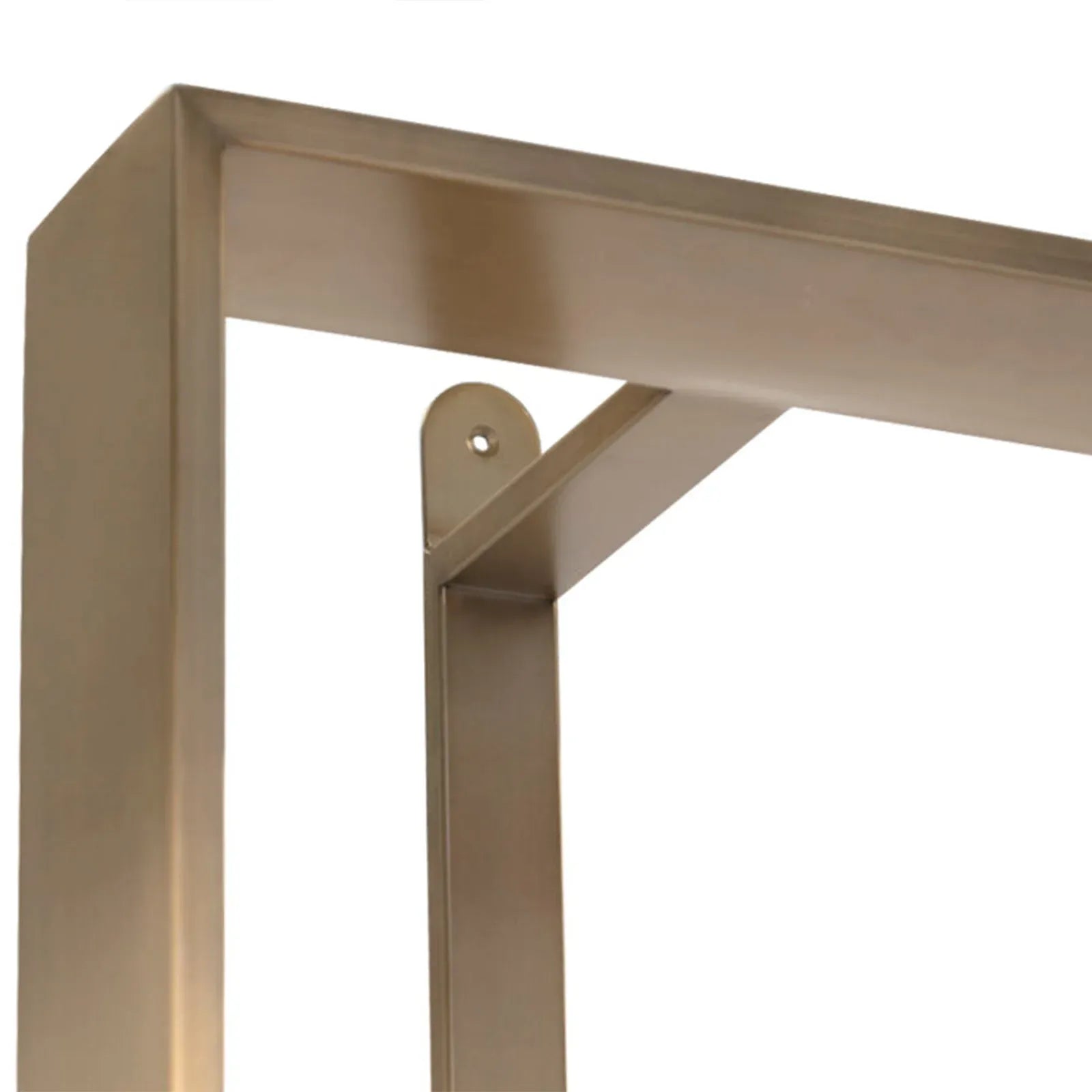 Dolton Modern Bookcase in Stainless Steel Frame - Image 4