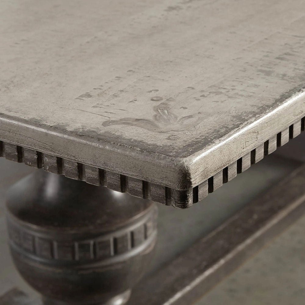 Florence Center Hand-painted Floral Extensions Dining Table - Image 5