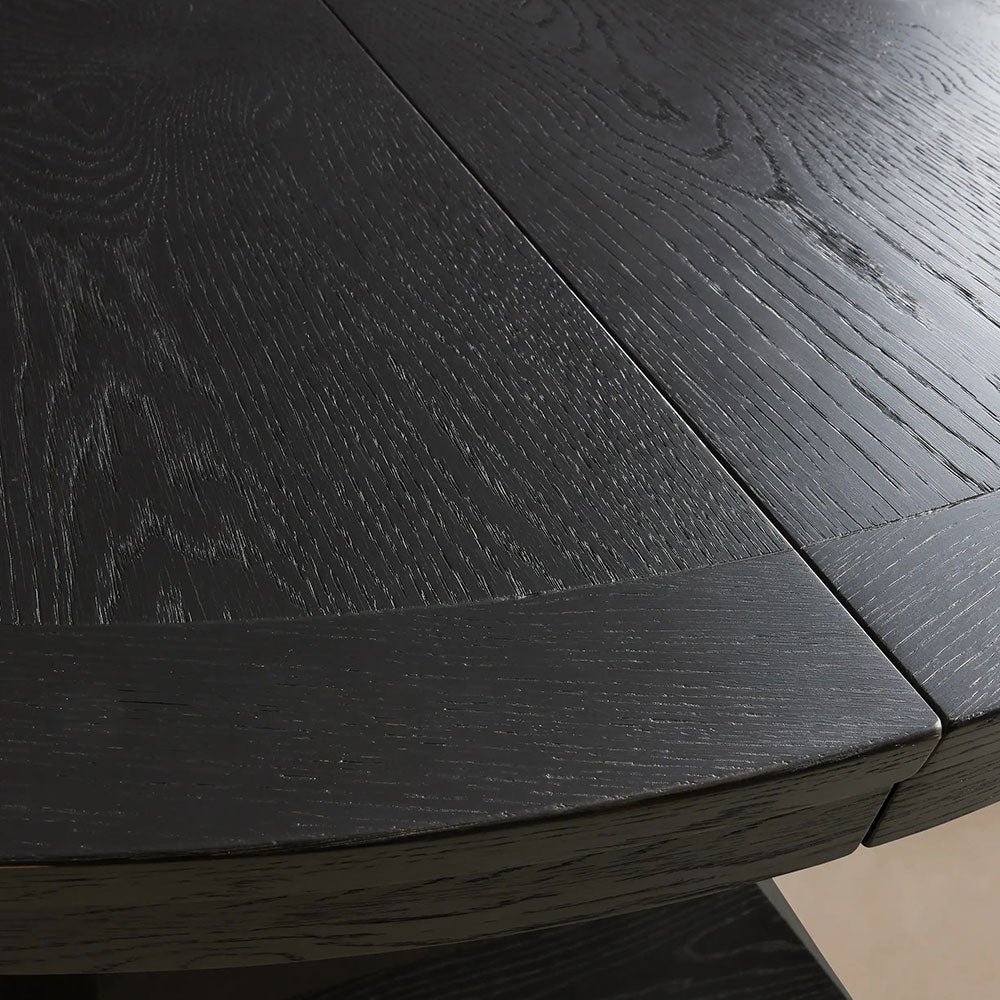 Leighton Round Extension Dining Table with Leaves - Image 9