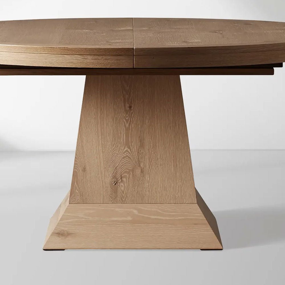 Leighton Round Extension Dining Table with Leaves - Image 3