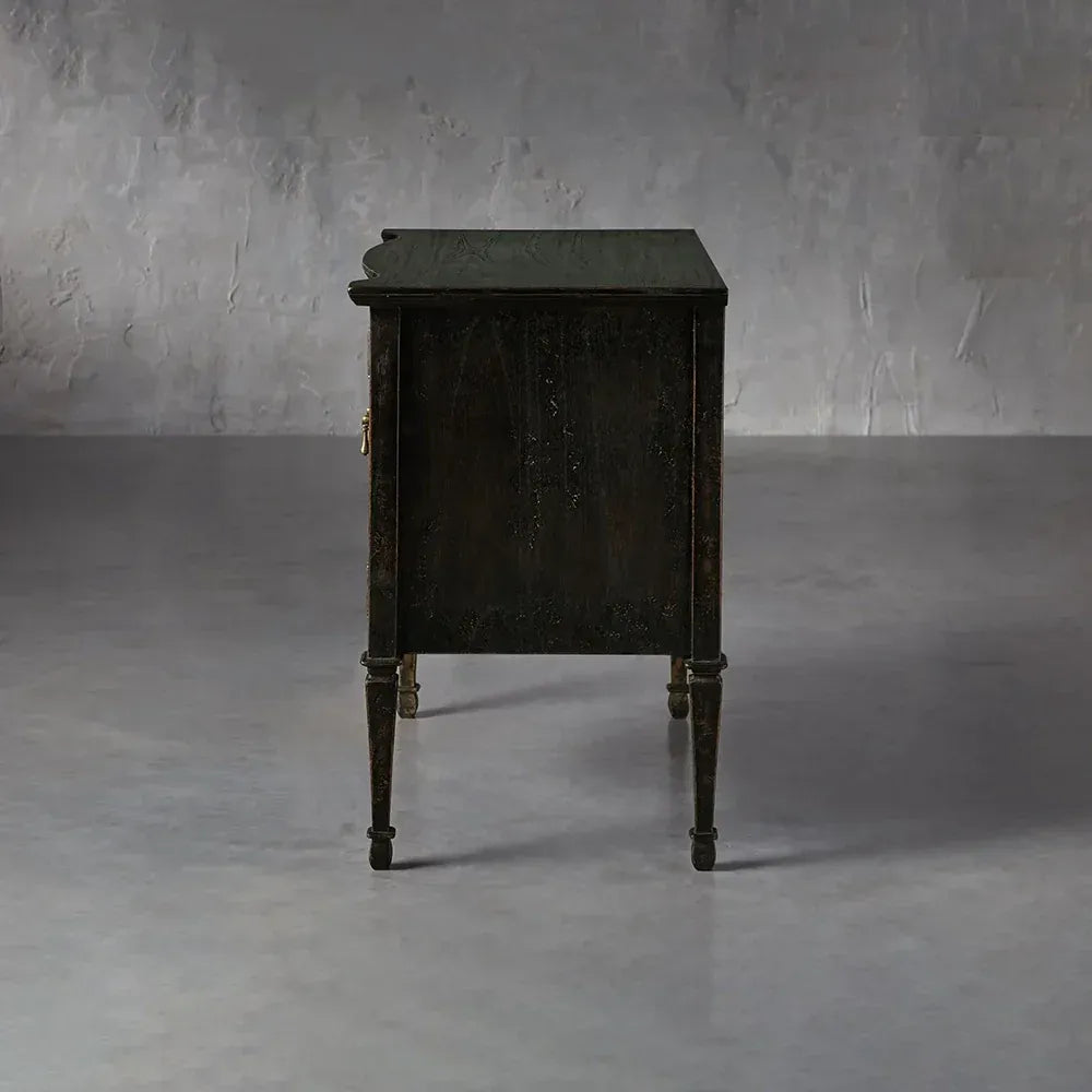 Conrad Hall Chest Cabinet Solid Birch Wood Sideboard - Image 3