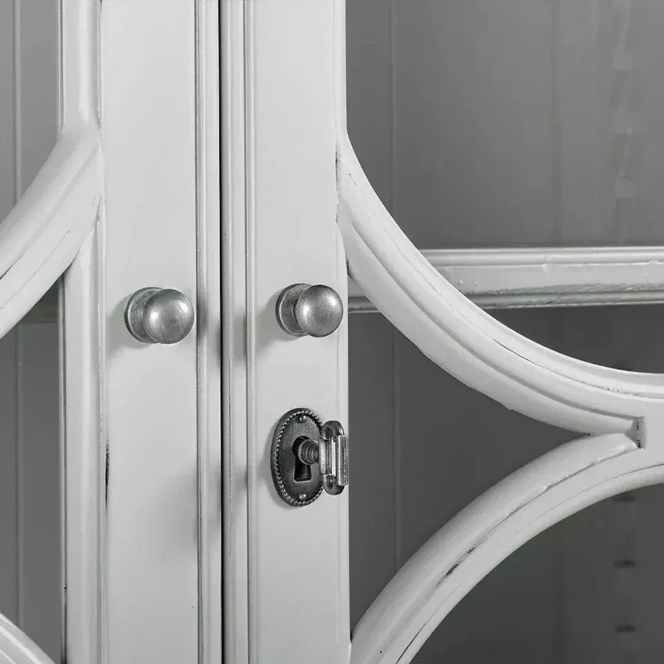 Athens Modular Large Display Cabinet With Glass Doors & Adjustable Shelves - Image 5