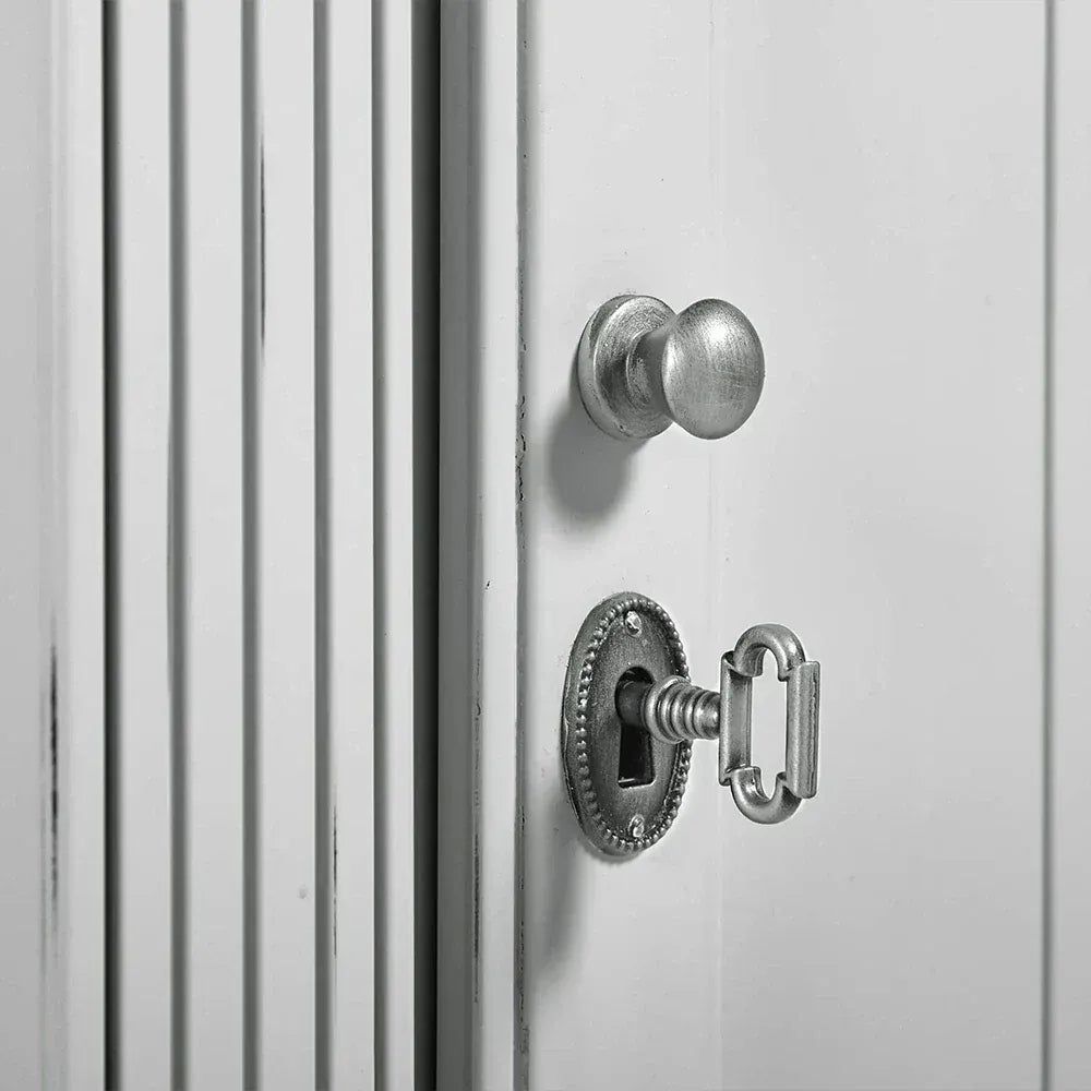 Athens Four Row Bookcase Large Wood Display Cabinet with Adjustable Shelves - Image 5