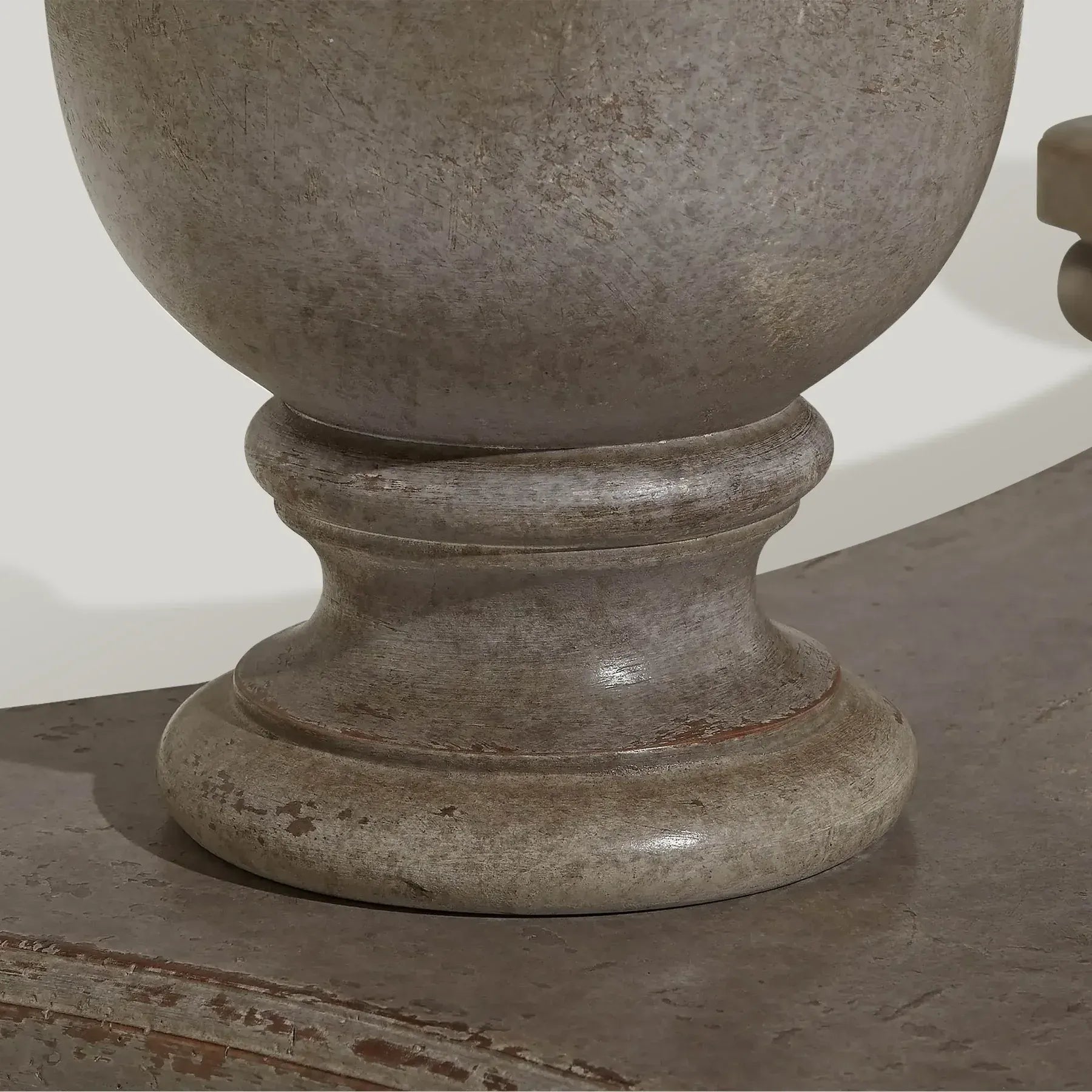 Hand painted in Italy Bianca Dining Table with Dual Leaf Extensions - Image 5