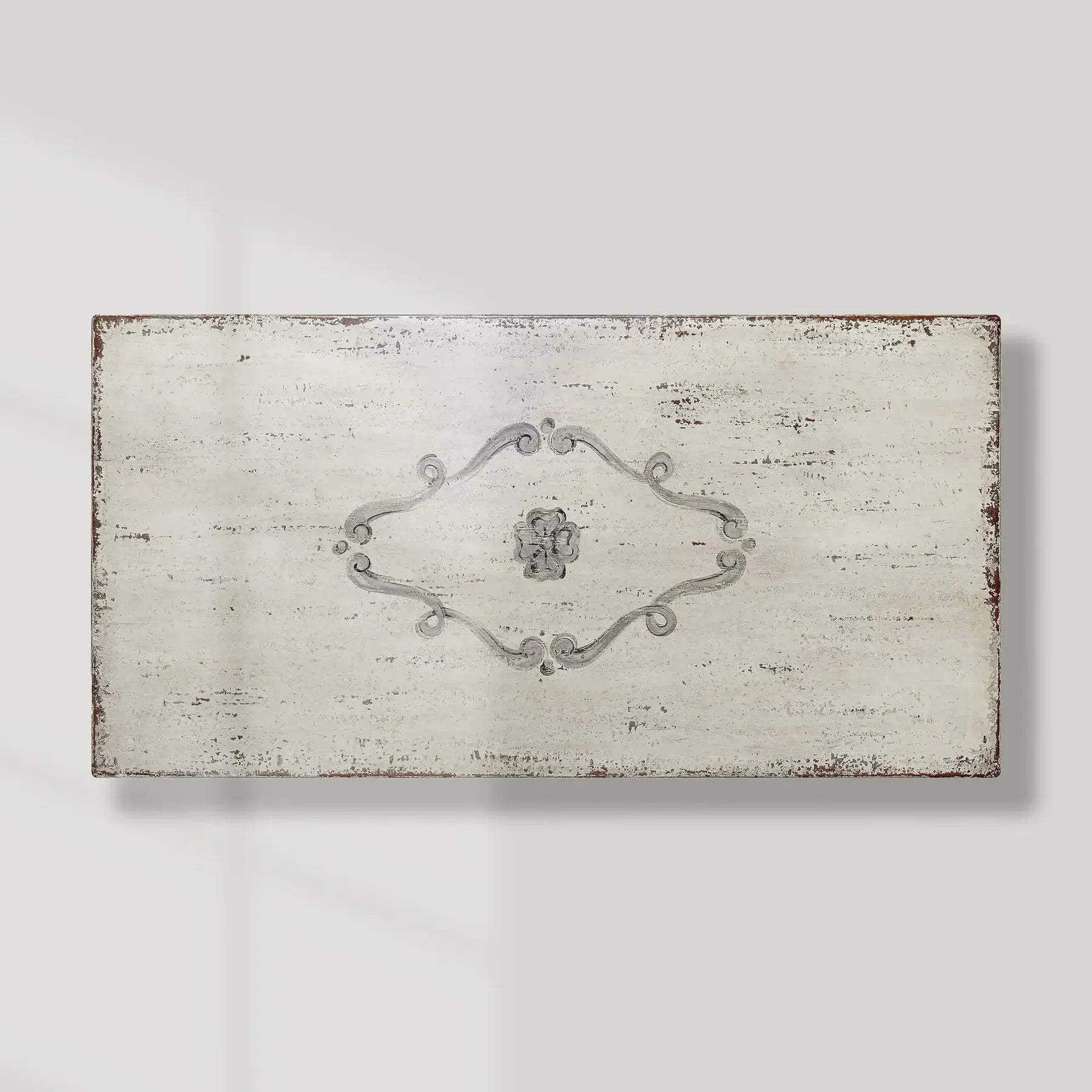 Hand painted in Italy Bianca Dining Table with Dual Leaf Extensions - Image 3