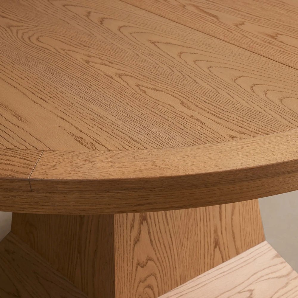 Leighton Round Extension Dining Table with Leaves - Image 17