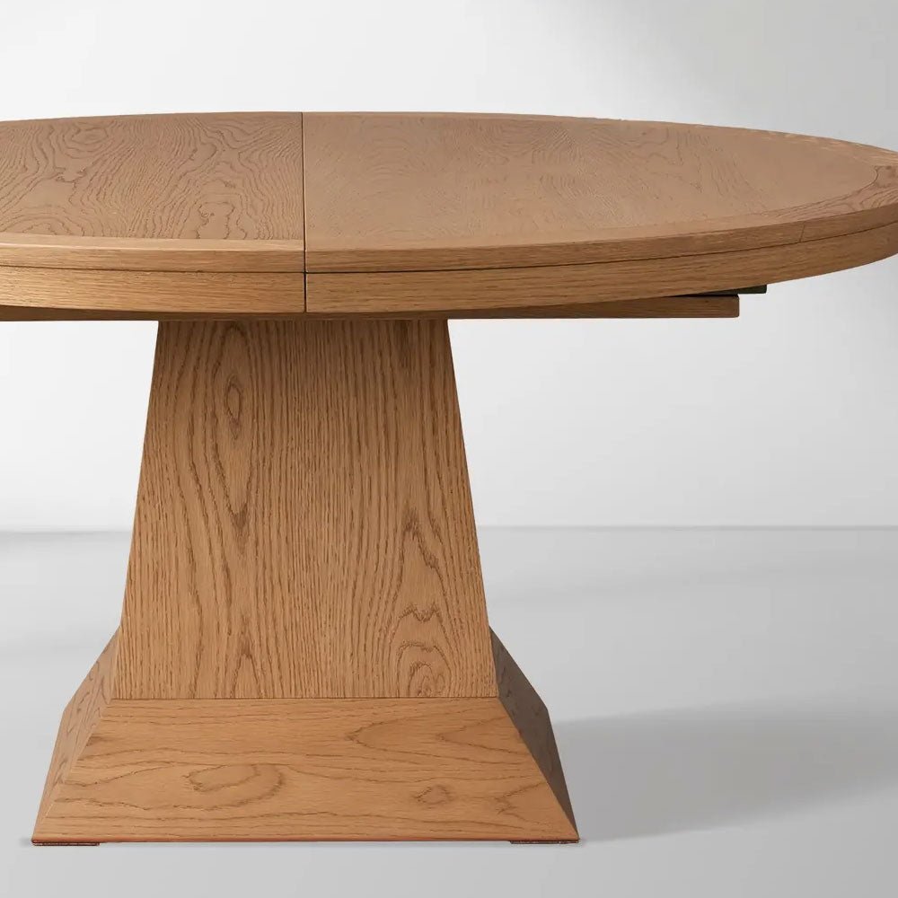 Leighton Round Extension Dining Table with Leaves - Image 15