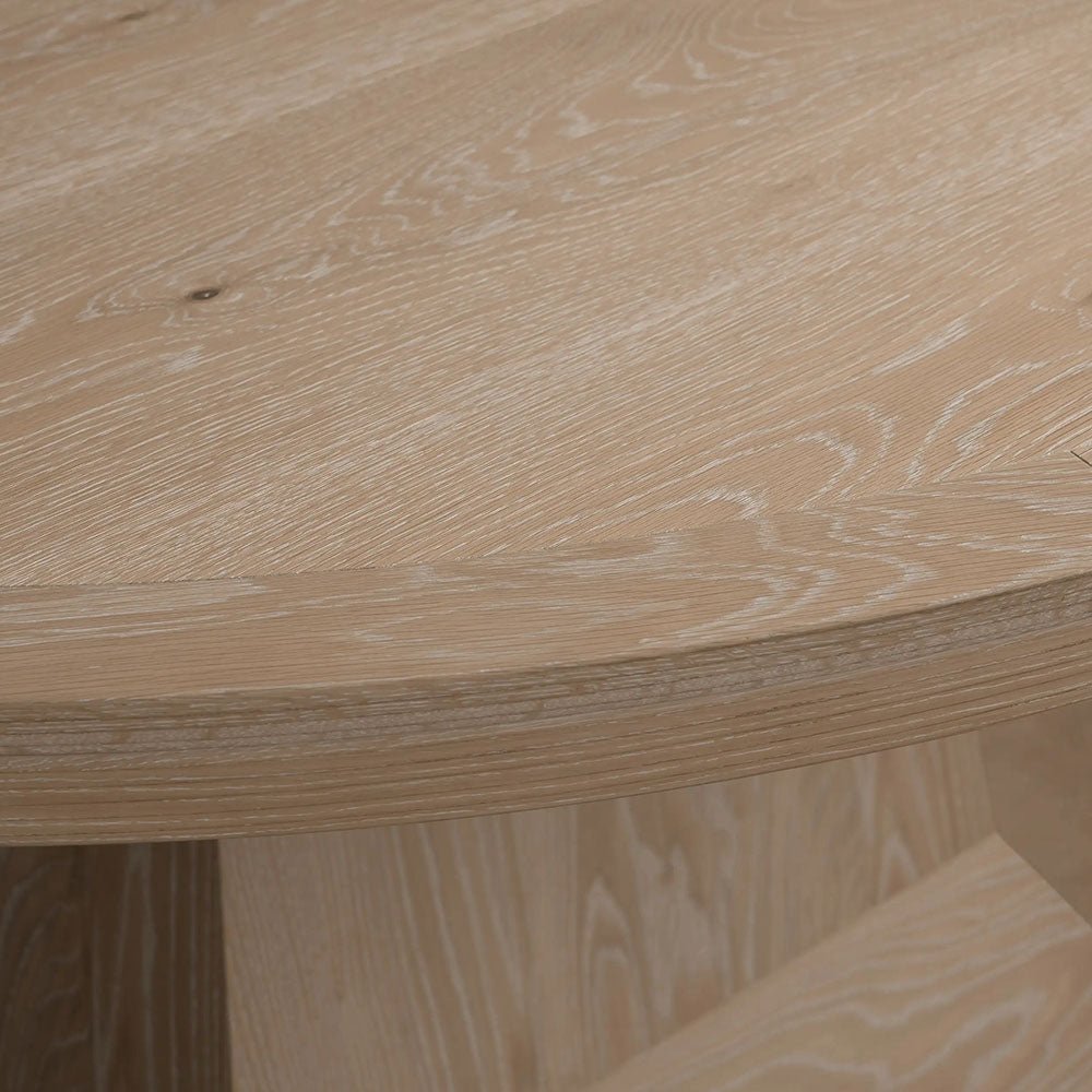 Leighton Round Extension Dining Table with Leaves - Image 5